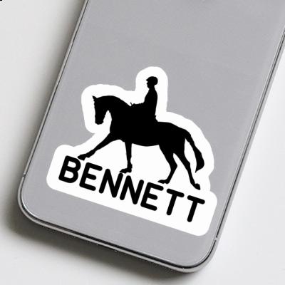 Horse Rider Sticker Bennett Notebook Image