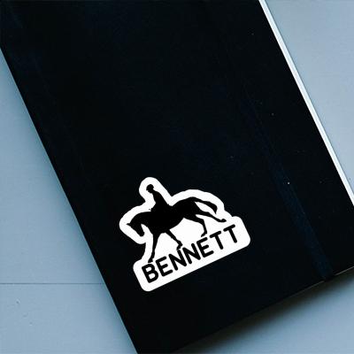 Horse Rider Sticker Bennett Image