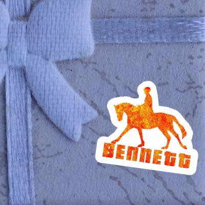 Horse Rider Sticker Bennett Image