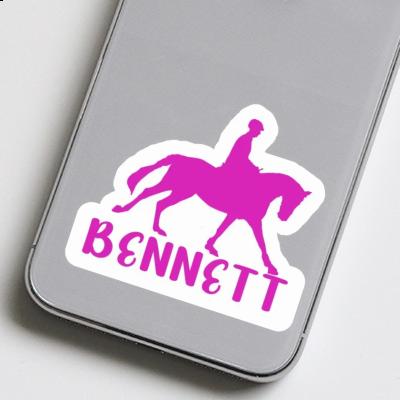 Bennett Sticker Horse Rider Notebook Image