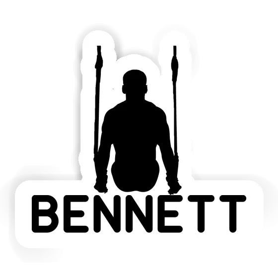 Bennett Sticker Ring gymnast Laptop Image