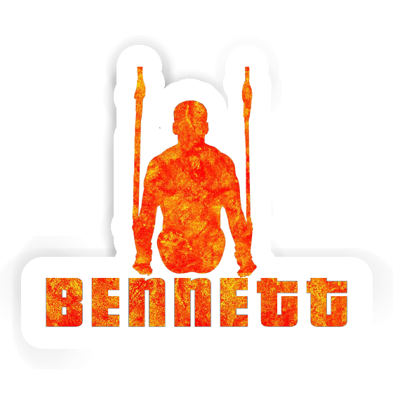 Sticker Bennett Ring gymnast Laptop Image