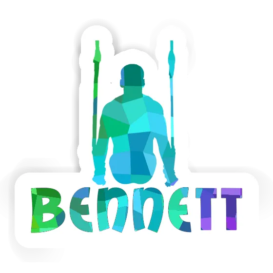 Sticker Ring gymnast Bennett Laptop Image