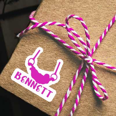 Autocollant Bennett Gymnaste aux anneaux Gift package Image