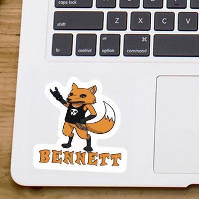 Bennett Sticker Fox Notebook Image