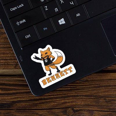 Bennett Sticker Fox Laptop Image