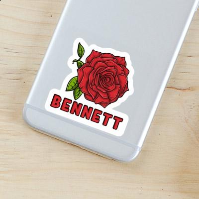 Sticker Rose blossom Bennett Notebook Image