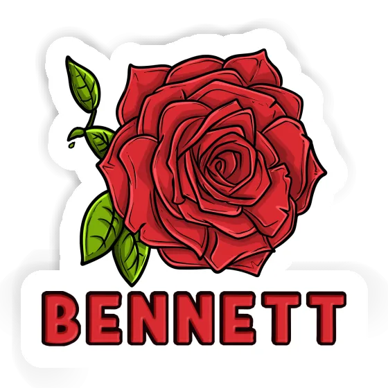 Sticker Rose blossom Bennett Gift package Image