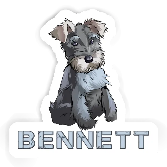 Sticker Bennett Schnauzer Notebook Image