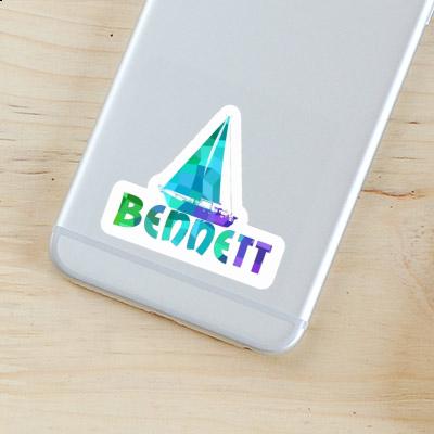 Sticker Bennett Sailboat Notebook Image