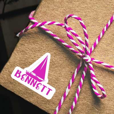 Sailboat Sticker Bennett Gift package Image