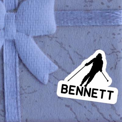 Sticker Bennett Skier Notebook Image