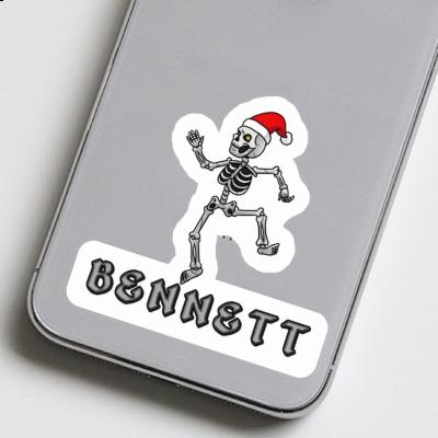 Skull Sticker Bennett Laptop Image