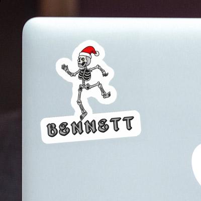 Bennett Sticker Weihnachts-Skelett Gift package Image