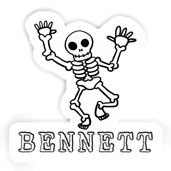 Sticker Skull Bennett Notebook Image