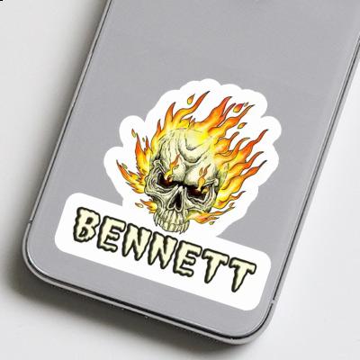 Sticker Skull Bennett Image