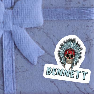 Bennett Autocollant Tête de mort Gift package Image