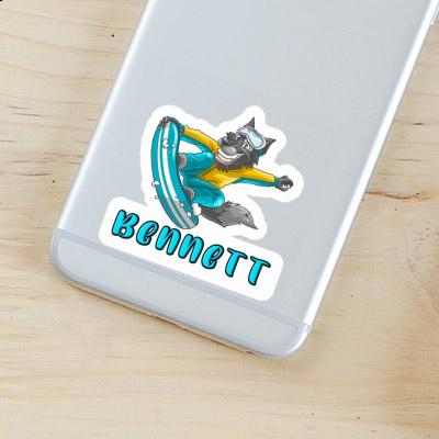 Sticker Bennett Snowboarder Gift package Image