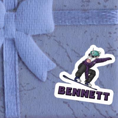 Bennett Sticker Snowboarder Gift package Image