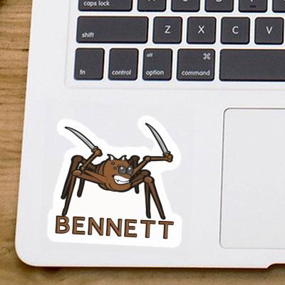 Bennett Sticker Fighting Spider Notebook Image