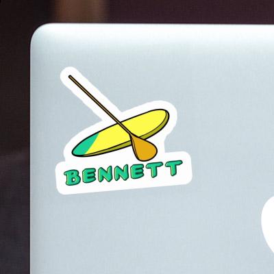 Stand Up Paddle Sticker Bennett Laptop Image