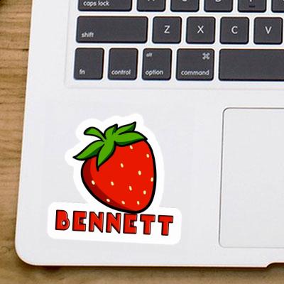 Bennett Autocollant Fraise Laptop Image