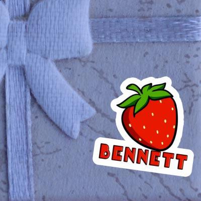 Bennett Autocollant Fraise Notebook Image