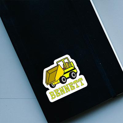 Sticker Front Tipper Bennett Laptop Image