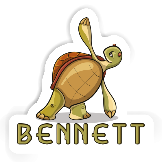 Sticker Bennett Yoga Turtle Gift package Image