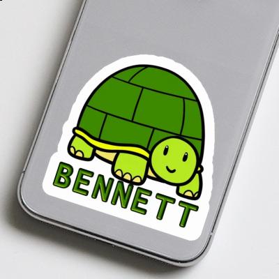 Bennett Autocollant Tortue Notebook Image