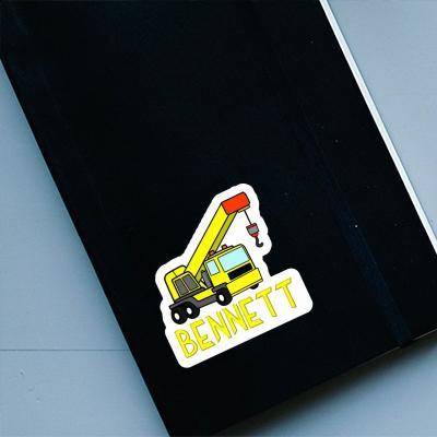 Sticker Bennett Vehicle Crane Laptop Image