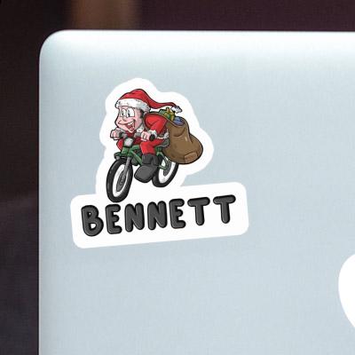 Sticker Bennett Cyclist Notebook Image