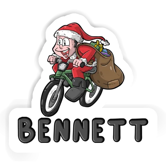 Sticker Bennett Cyclist Laptop Image