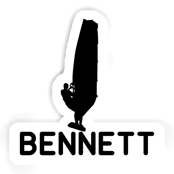 Sticker Bennett Windsurfer Laptop Image