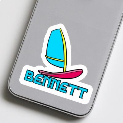 Bennett Autocollant Planche de windsurf Notebook Image