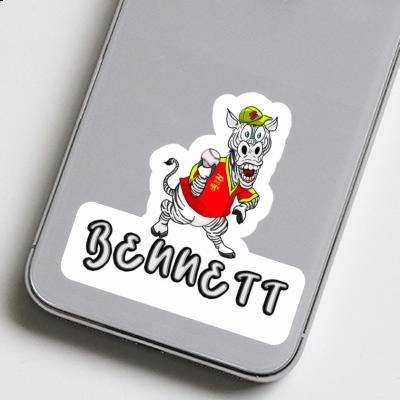 Sticker Zebra Bennett Gift package Image