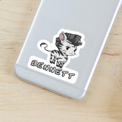 Sticker Zebra Bennett Image