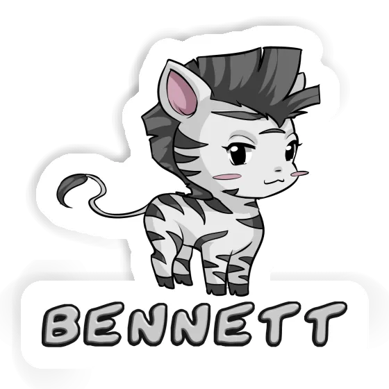 Sticker Zebra Bennett Laptop Image