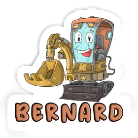 Bernard Sticker Excavator Image