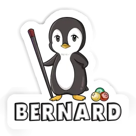 Bernard Aufkleber Billardspieler Image