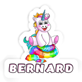Baby Einhorn Sticker Bernard Image