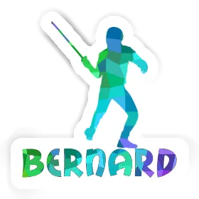 Aufkleber Fechter Bernard Image