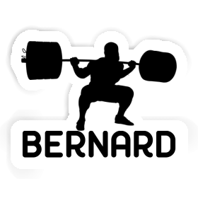 Bernard Sticker Gewichtheber Image