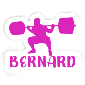 Aufkleber Gewichtheberin Bernard Image