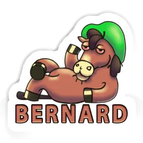 Bernard Sticker Horse Image