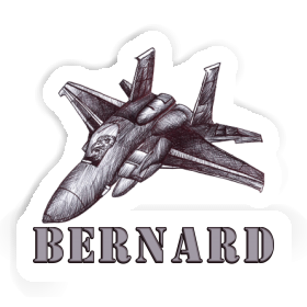 Bernard Sticker Airplane Image