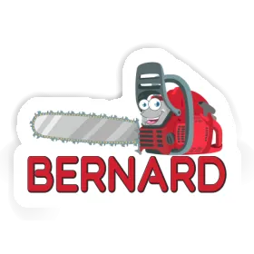 Chainsaw Sticker Bernard Image