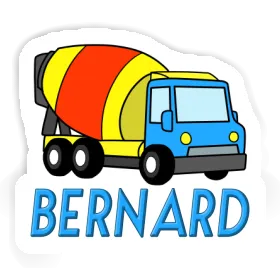 Sticker Mixer Truck Bernard Image