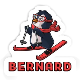 Aufkleber Skifahrerin Bernard Image