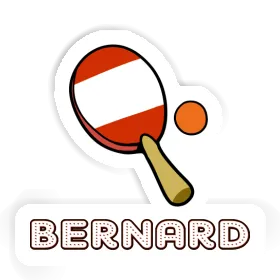 Sticker Bernard Table Tennis Racket Image
